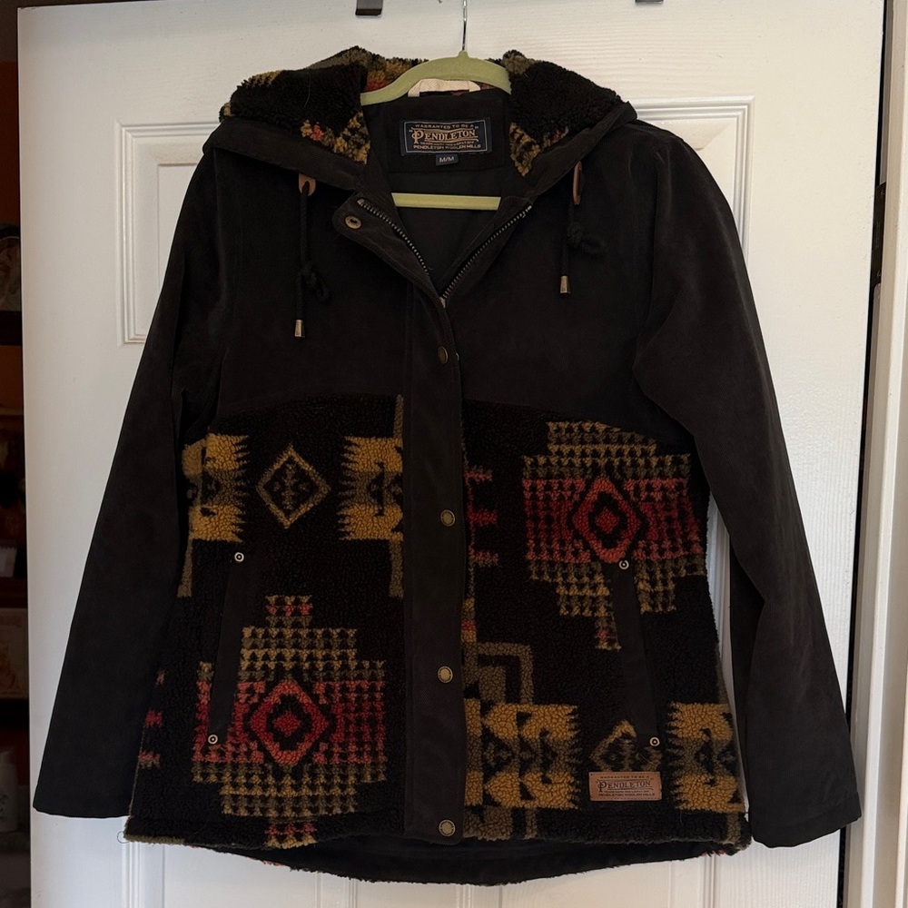 Women's Pendleton Corduroy Jacket with Hood